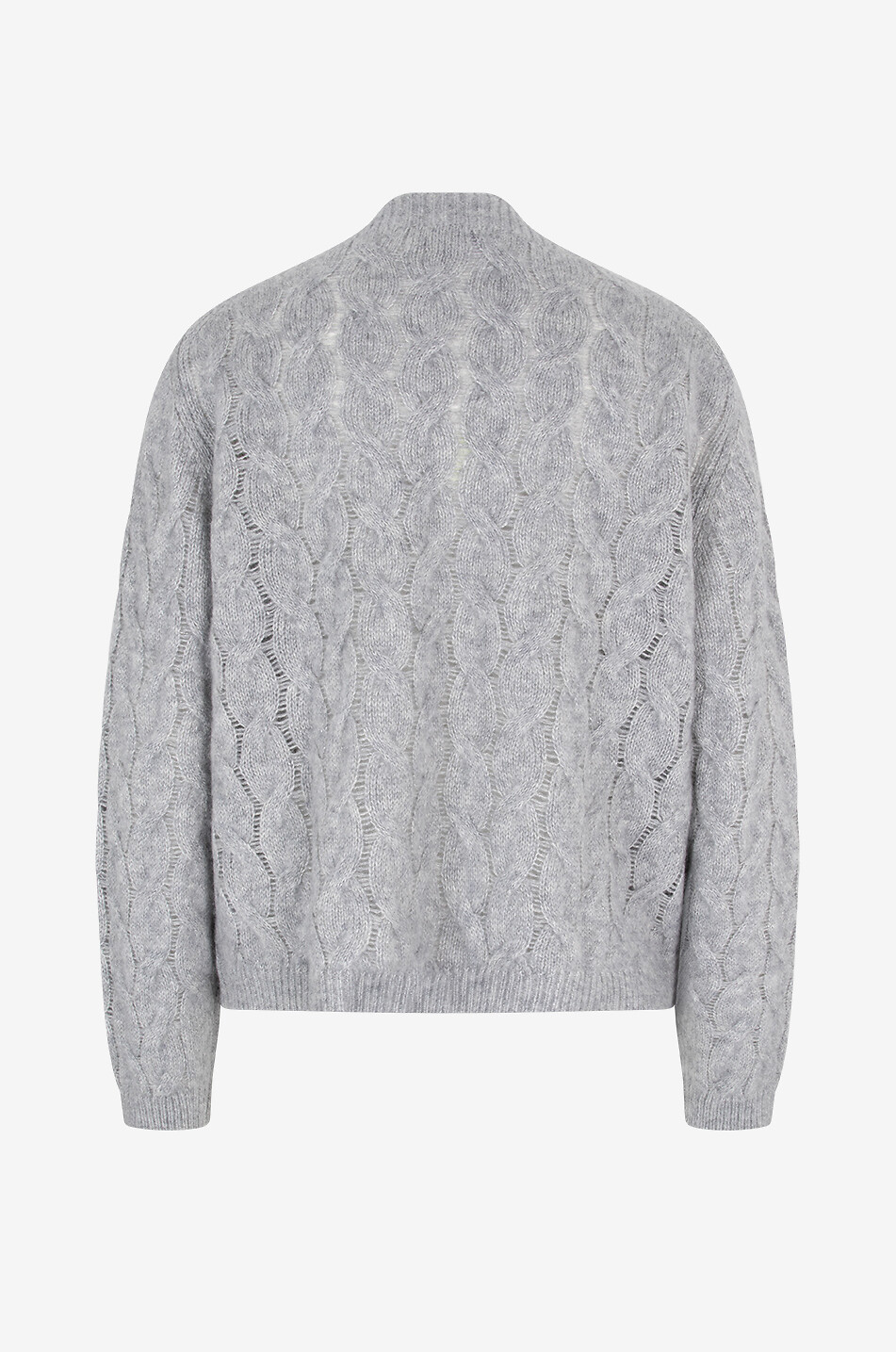 HEMISPHERE Pullover aus Kaschmir und Seide Damen HELLGRAU 2