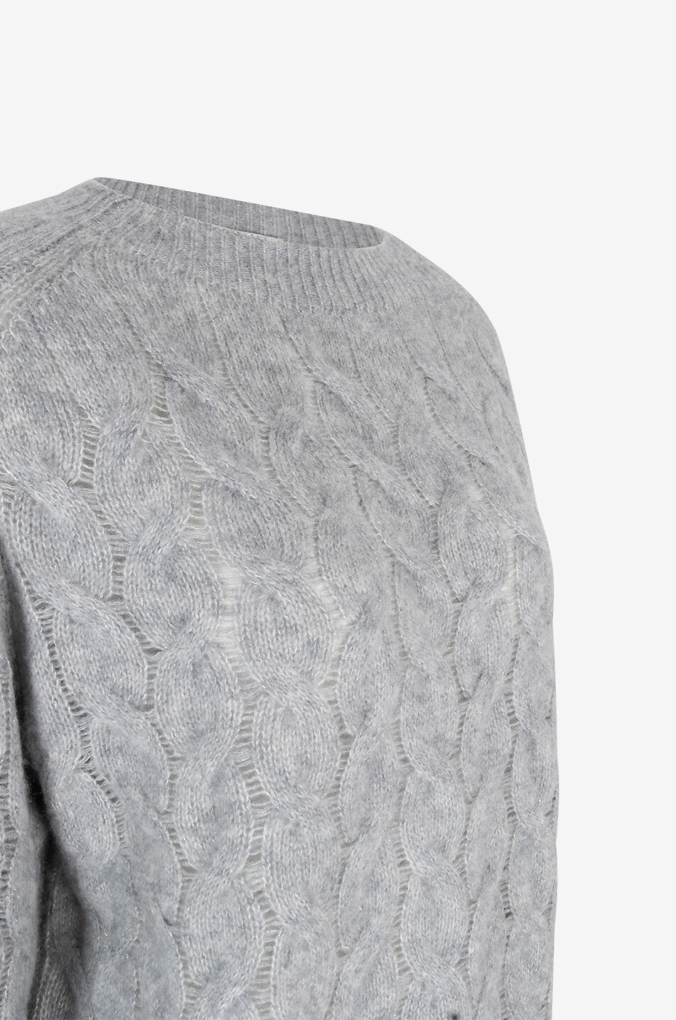 HEMISPHERE Pullover aus Kaschmir und Seide Damen HELLGRAU 3