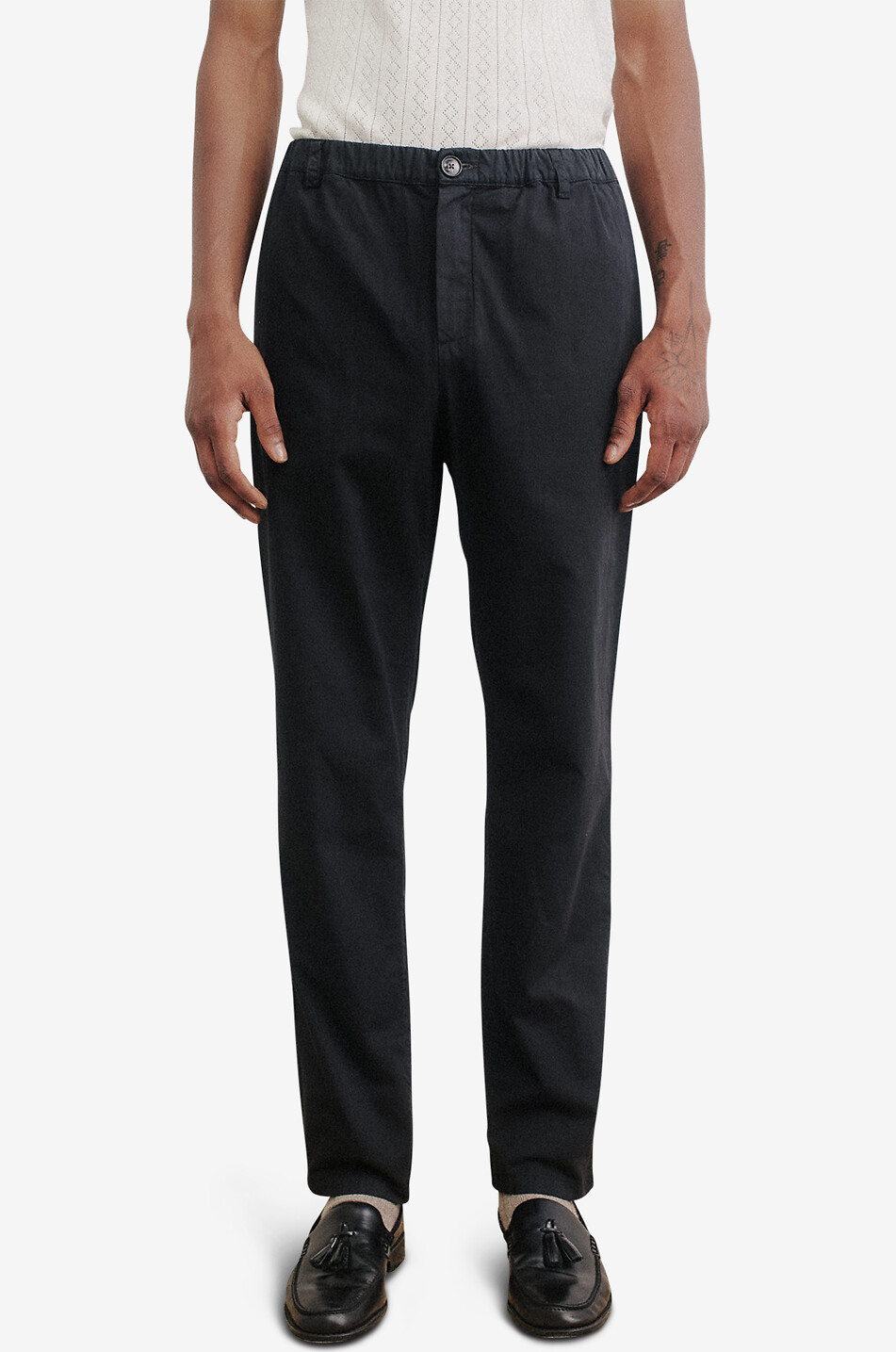 Chinohose im Joggerschnitt Elasticated Wide