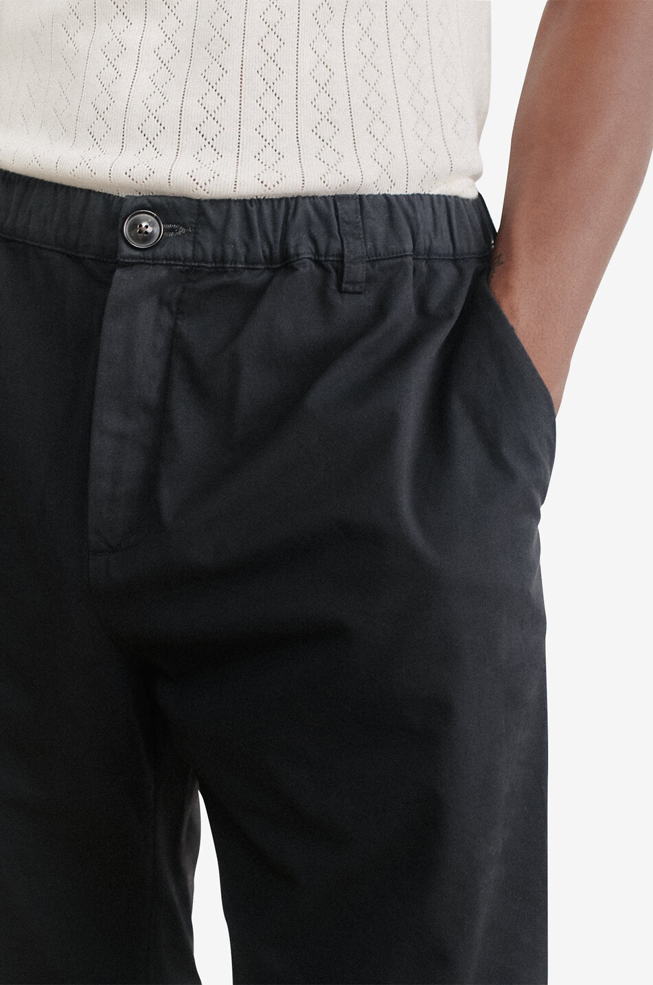 Chinohose im Joggerschnitt Elasticated Wide