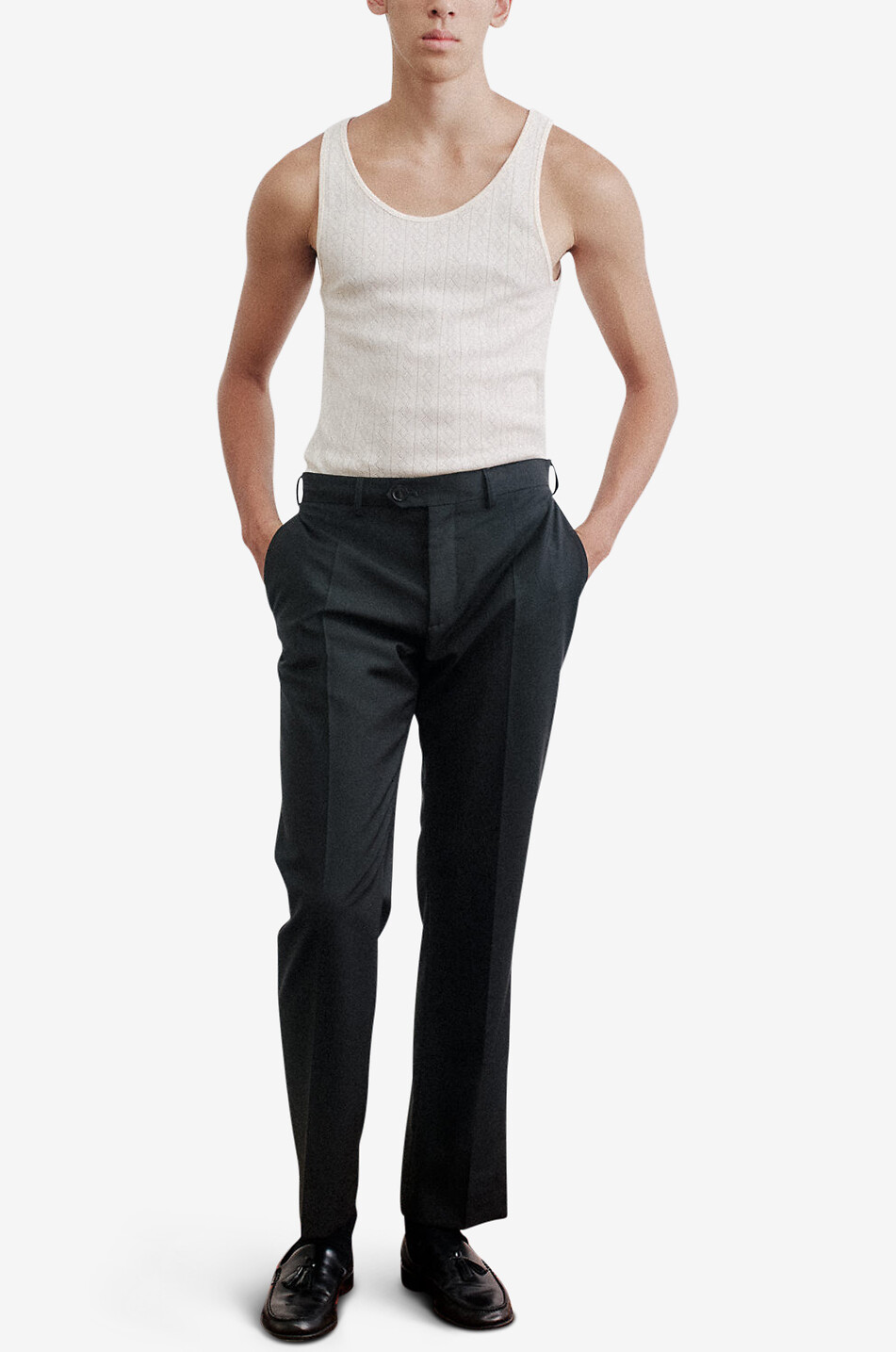 Wollmix-Hose Relaxed Tailored