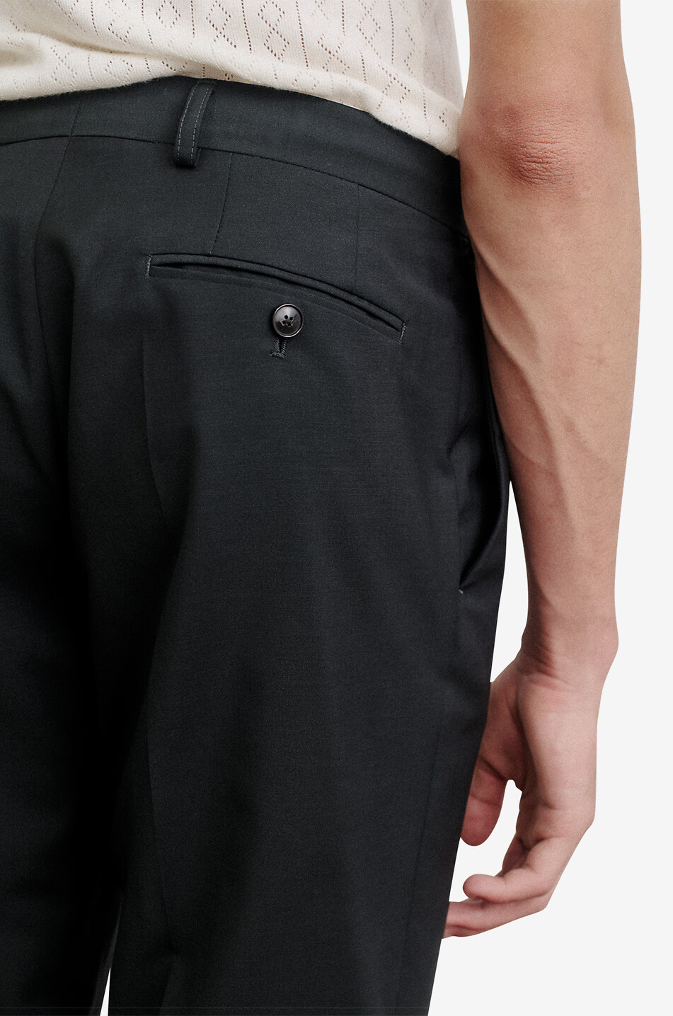 Wollmix-Hose Relaxed Tailored