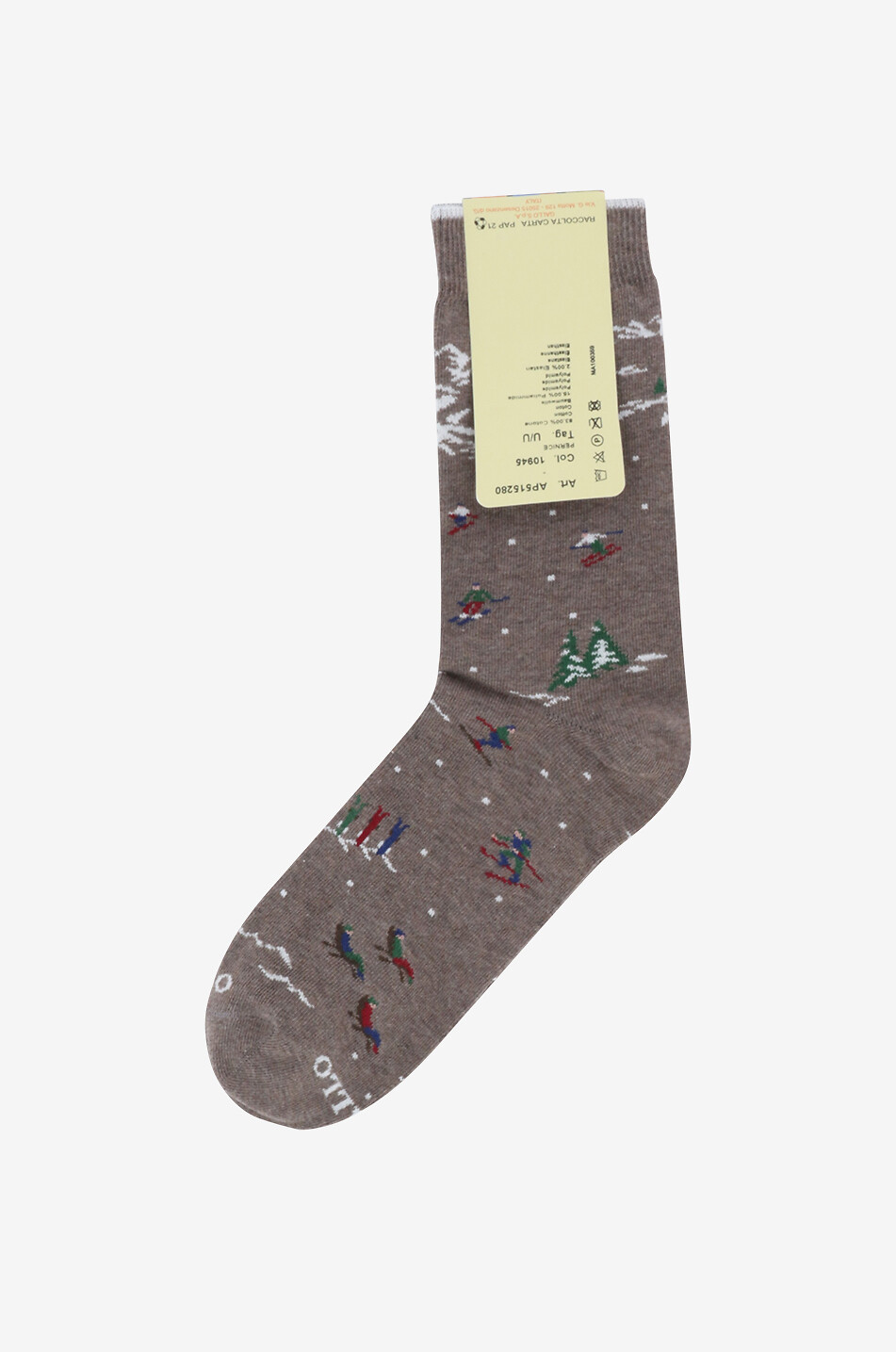 GALLO Kurze Baumwollsocken Skier Herren BRAUN 1