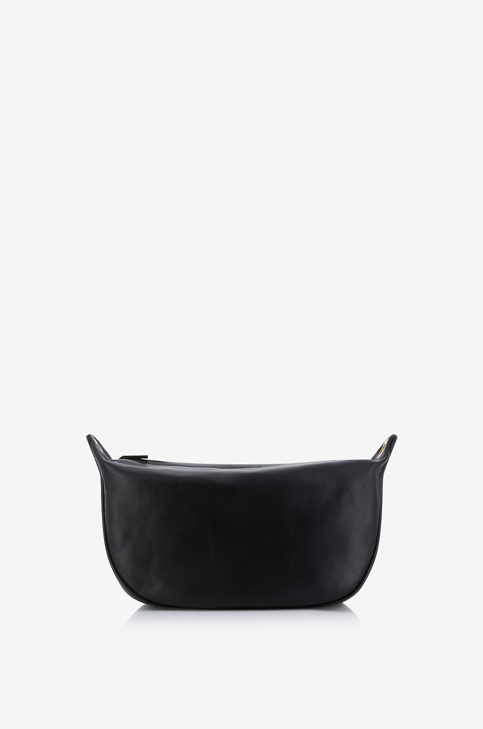 FABIANA FILIPPI Schultertasche aus Nappaleder Eyelets Damen SCHWARZ 1