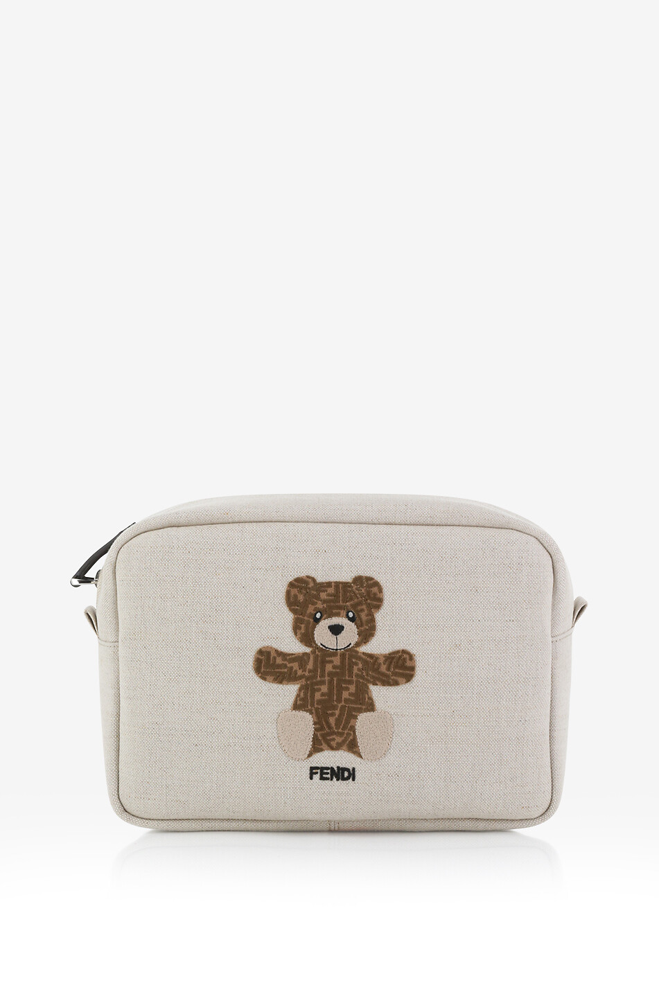 Fendi Bear baby canvas toiletry bag