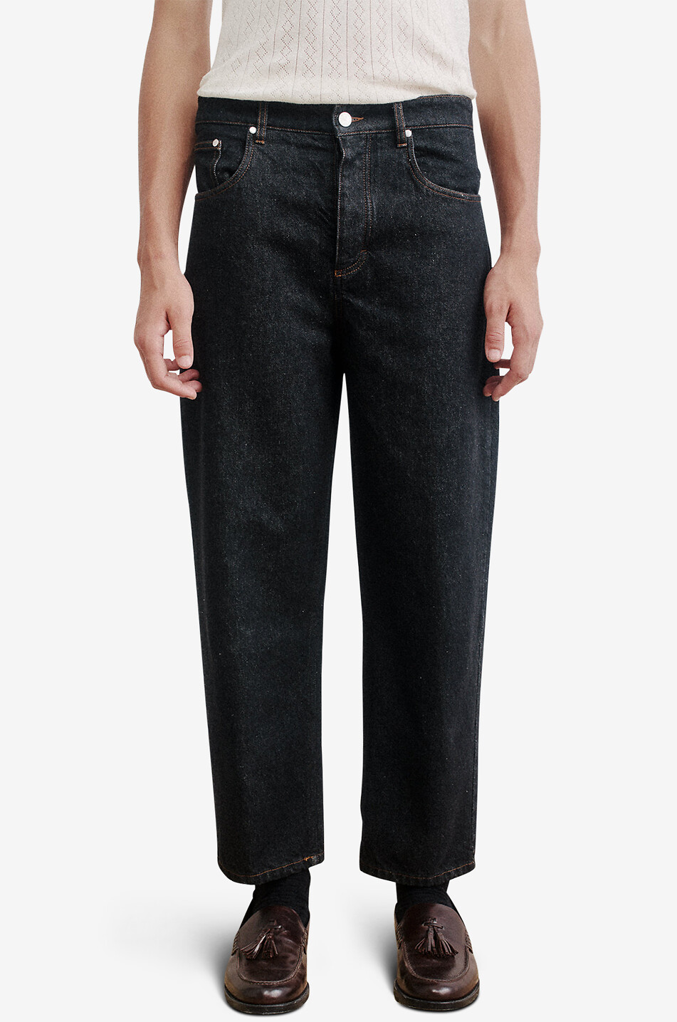 Lässige verkürzte Jeans Terek Shadow