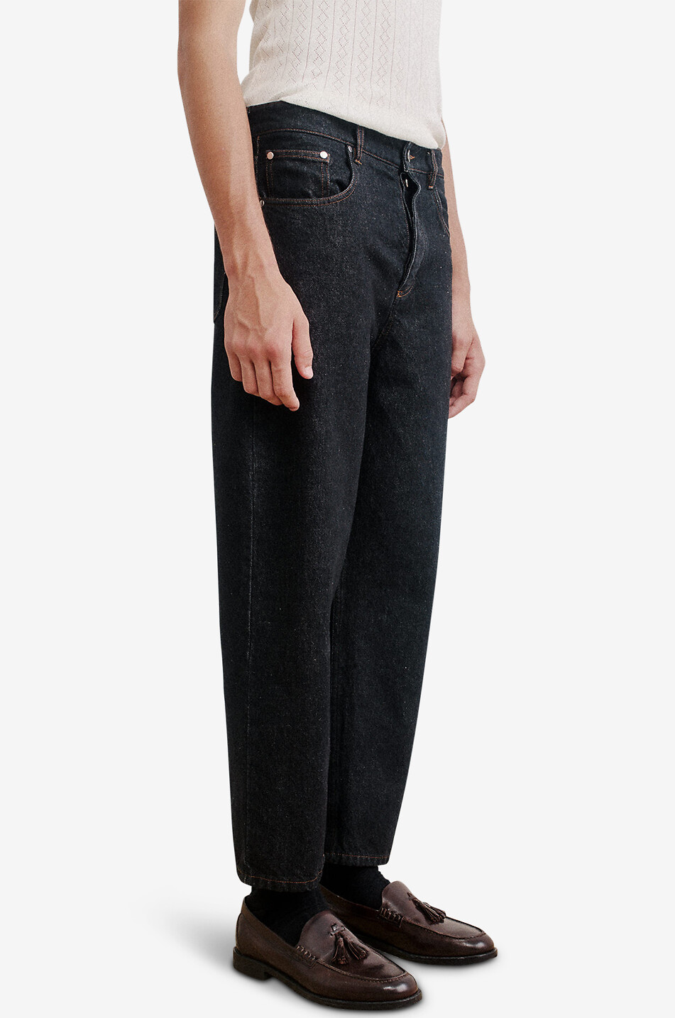 Lässige verkürzte Jeans Terek Shadow