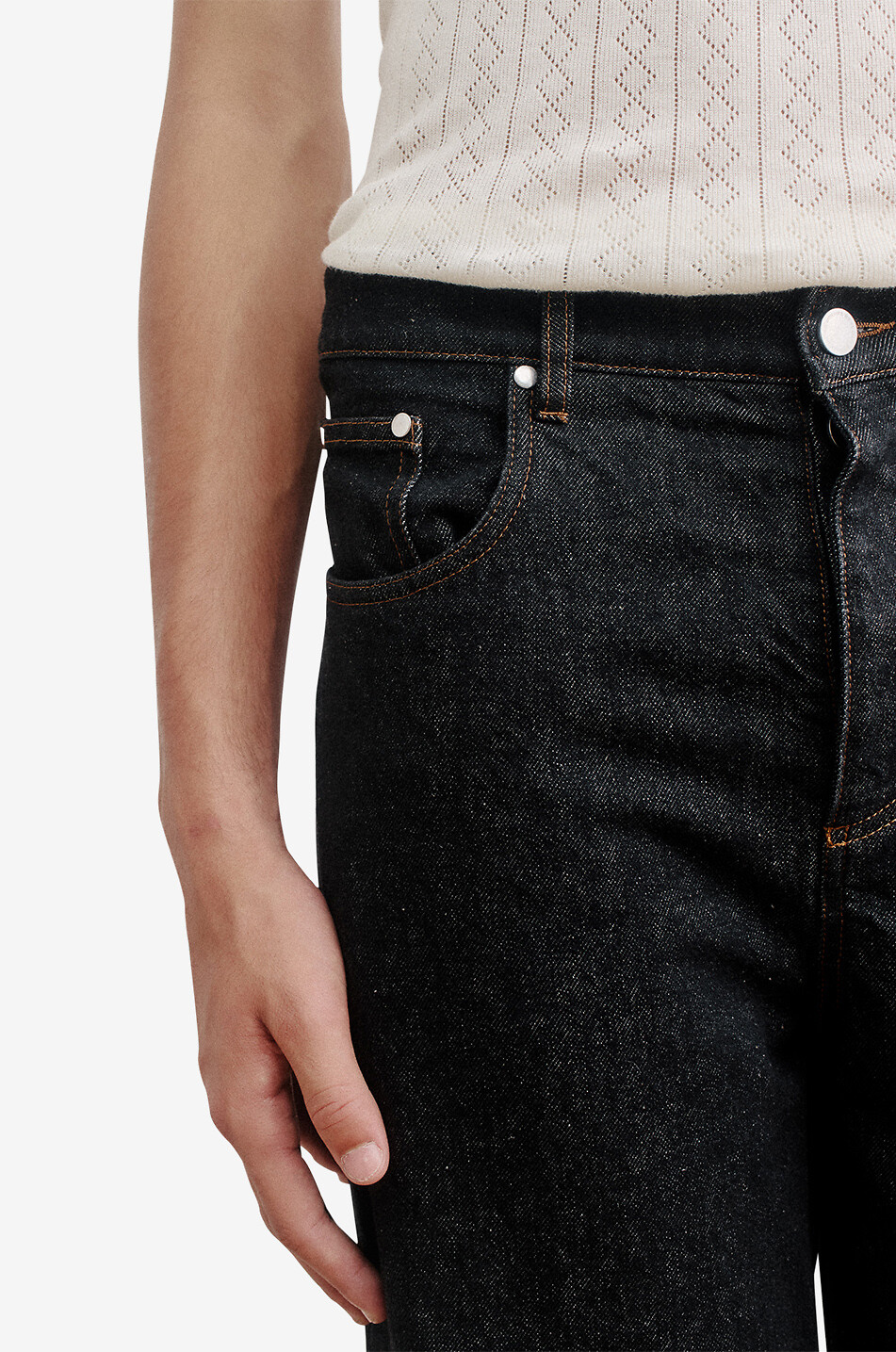 Lässige verkürzte Jeans Terek Shadow