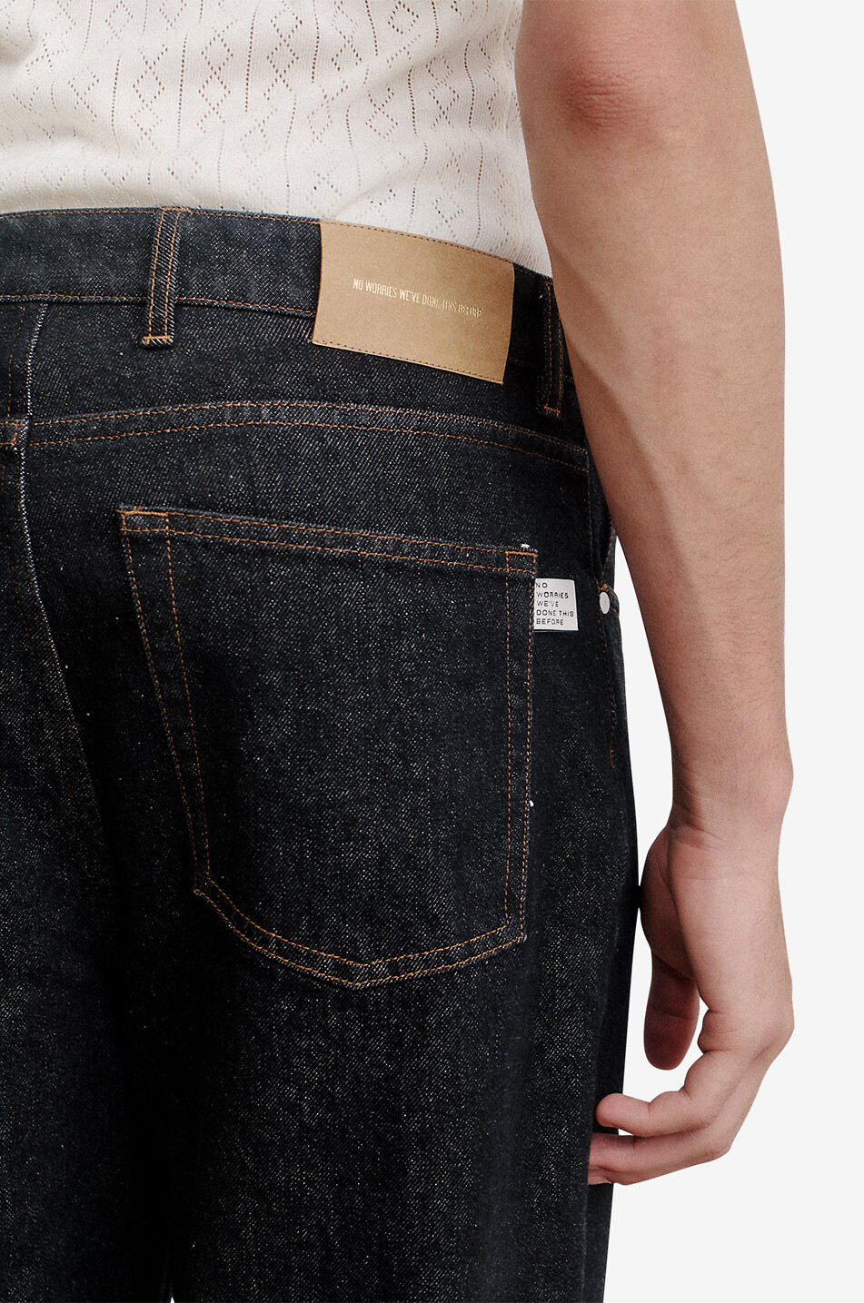 Lässige verkürzte Jeans Terek Shadow