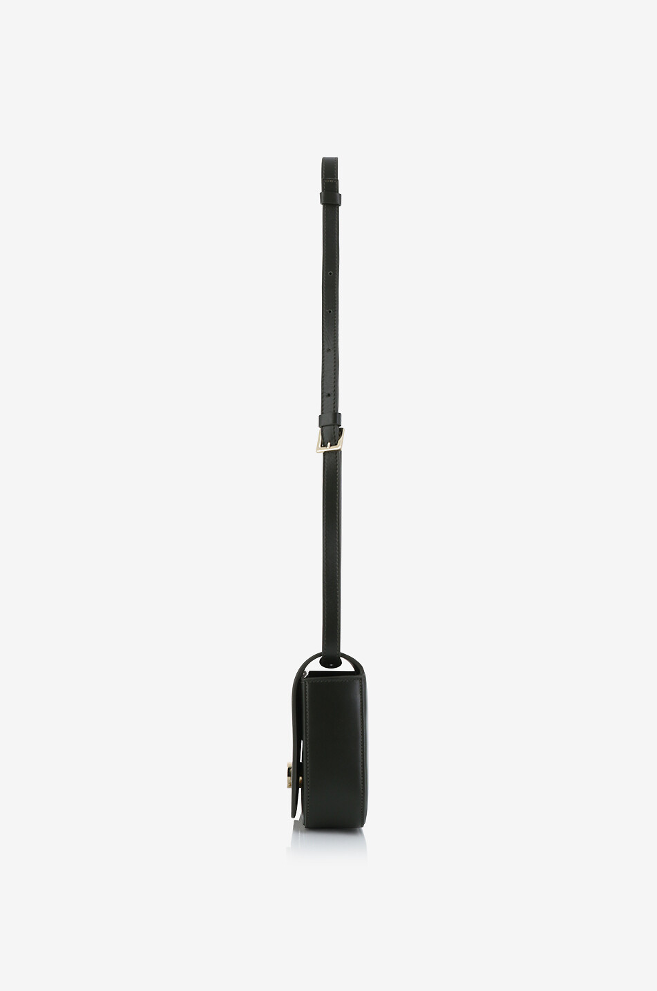 Sac porté épaule en cuir lisse Eclissi Messenger Mini