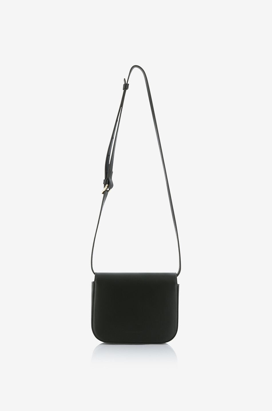 Sac porté épaule en cuir lisse Eclissi Messenger Mini