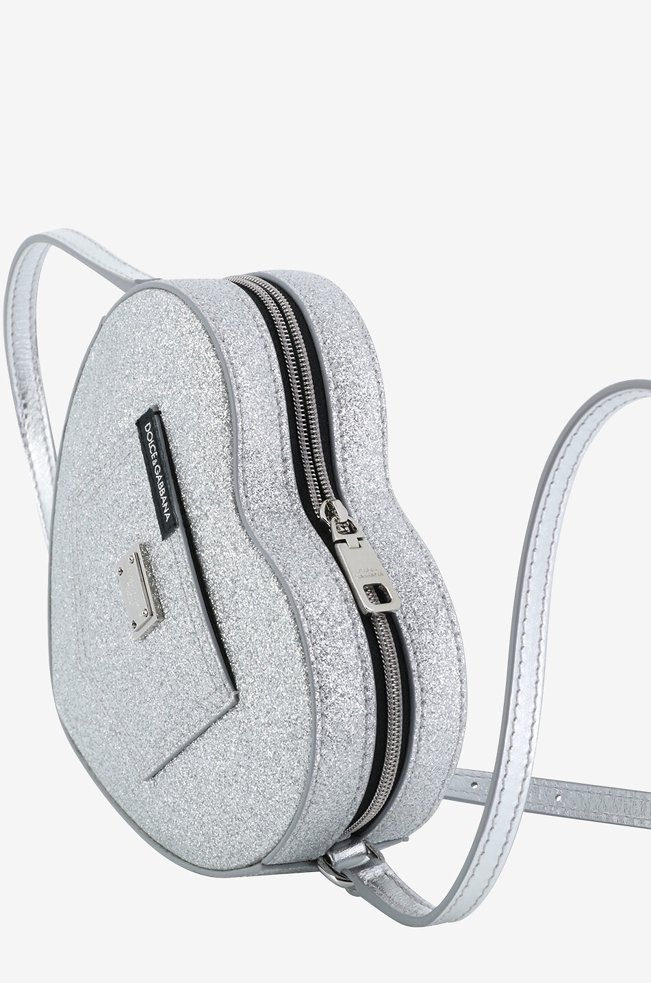 DOLCE & GABBANA Sac porté épaule pailleté fille DG Girlie Heart Fille ARGENT 5