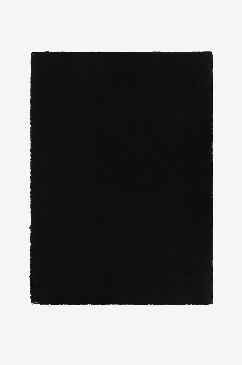 LEMAIRE Maxi Fluffy alpaca scarf Men BLACK 1