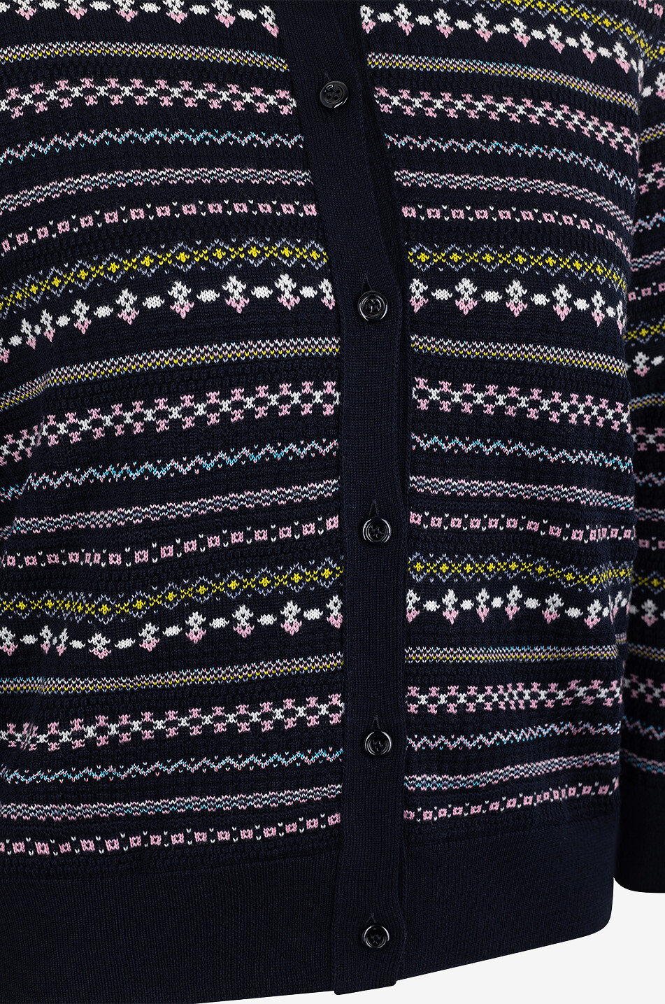 Cardigan jacquard en laine Bridge 2