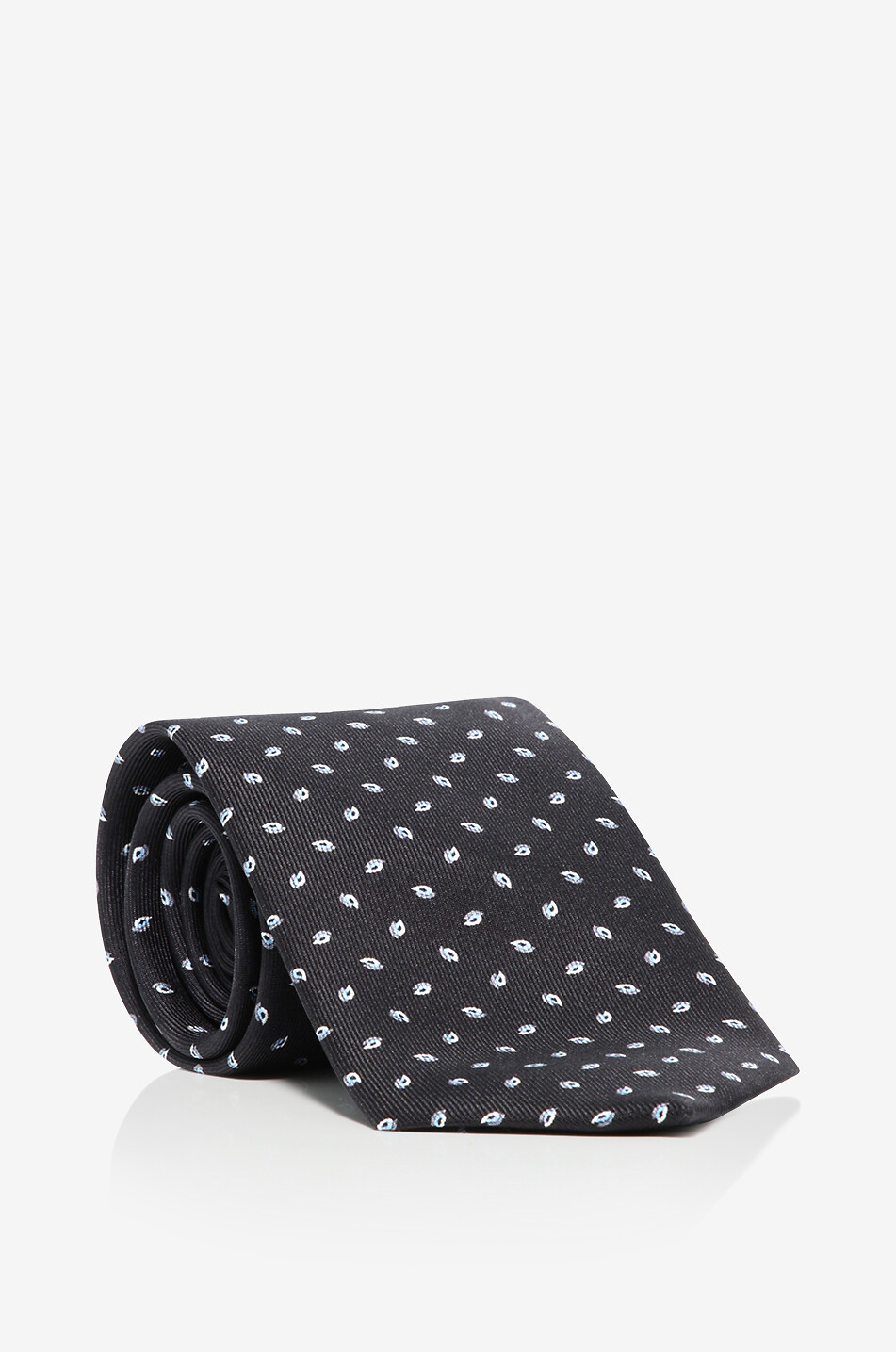 Silk tie with Paisley detailing