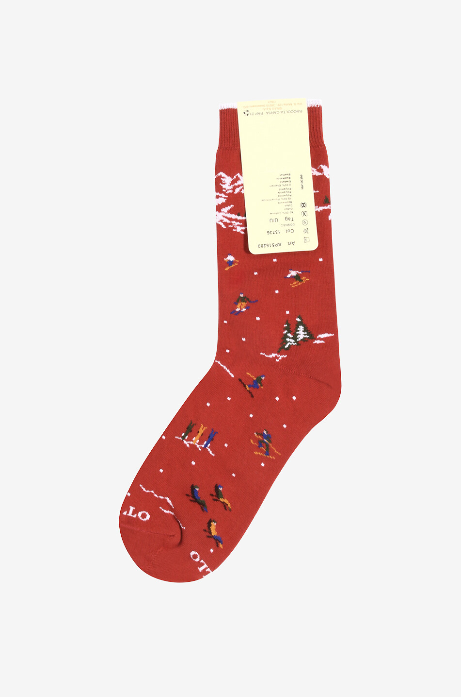 GALLO Kurze Socken aus Baumwolle Mountain & Skiers Herren ROT 1