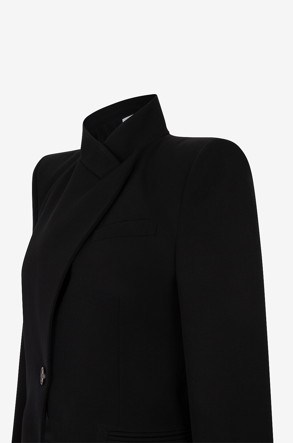 ALEXANDER McQUEEN Blazer en laine Twisted Spliced Femme NOIR 3