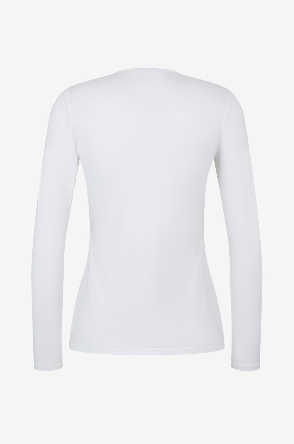 BONGENIE Round-neck long-sleeved T-shirt Women WHITE 2