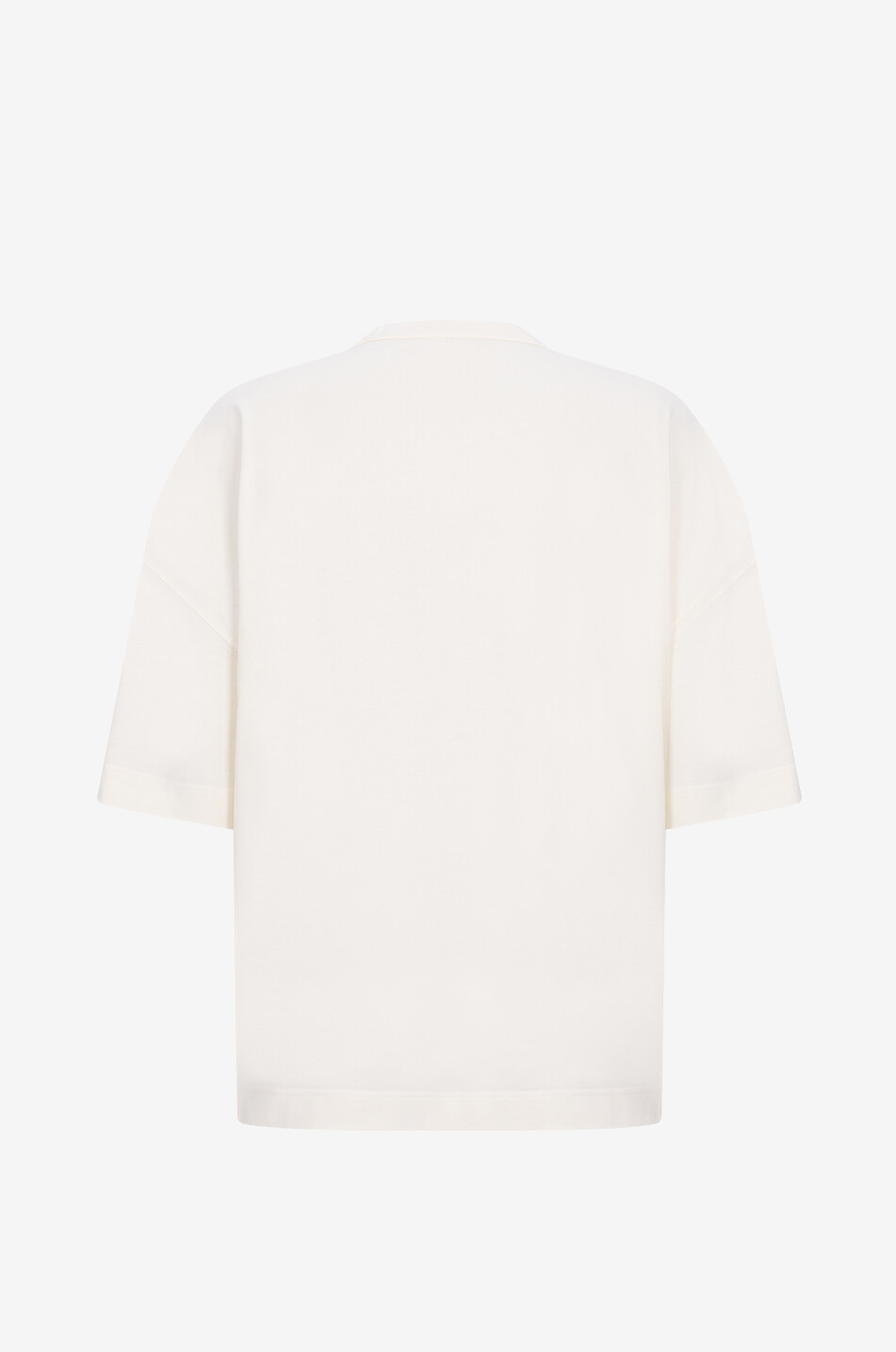 LEMAIRE Short-sleeved T-shirt with chest pocket Men WHITE 2