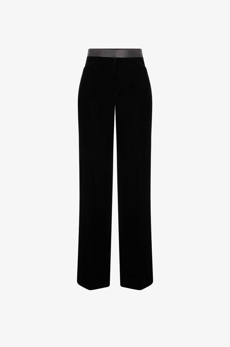 Pantalon de smoking en velours bootcut