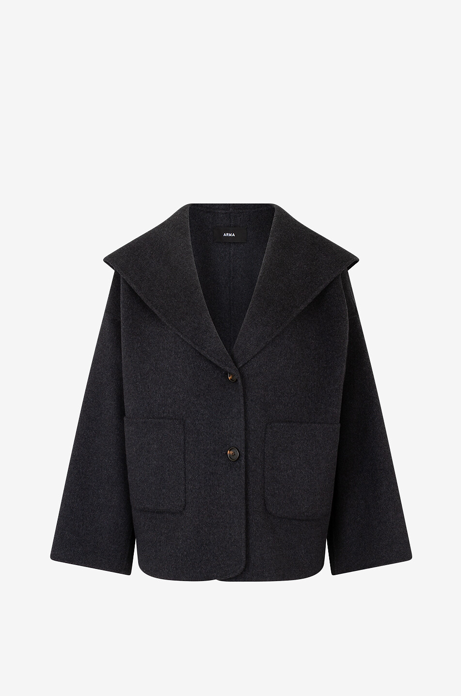 Manteau en laine avec capuche Mirna