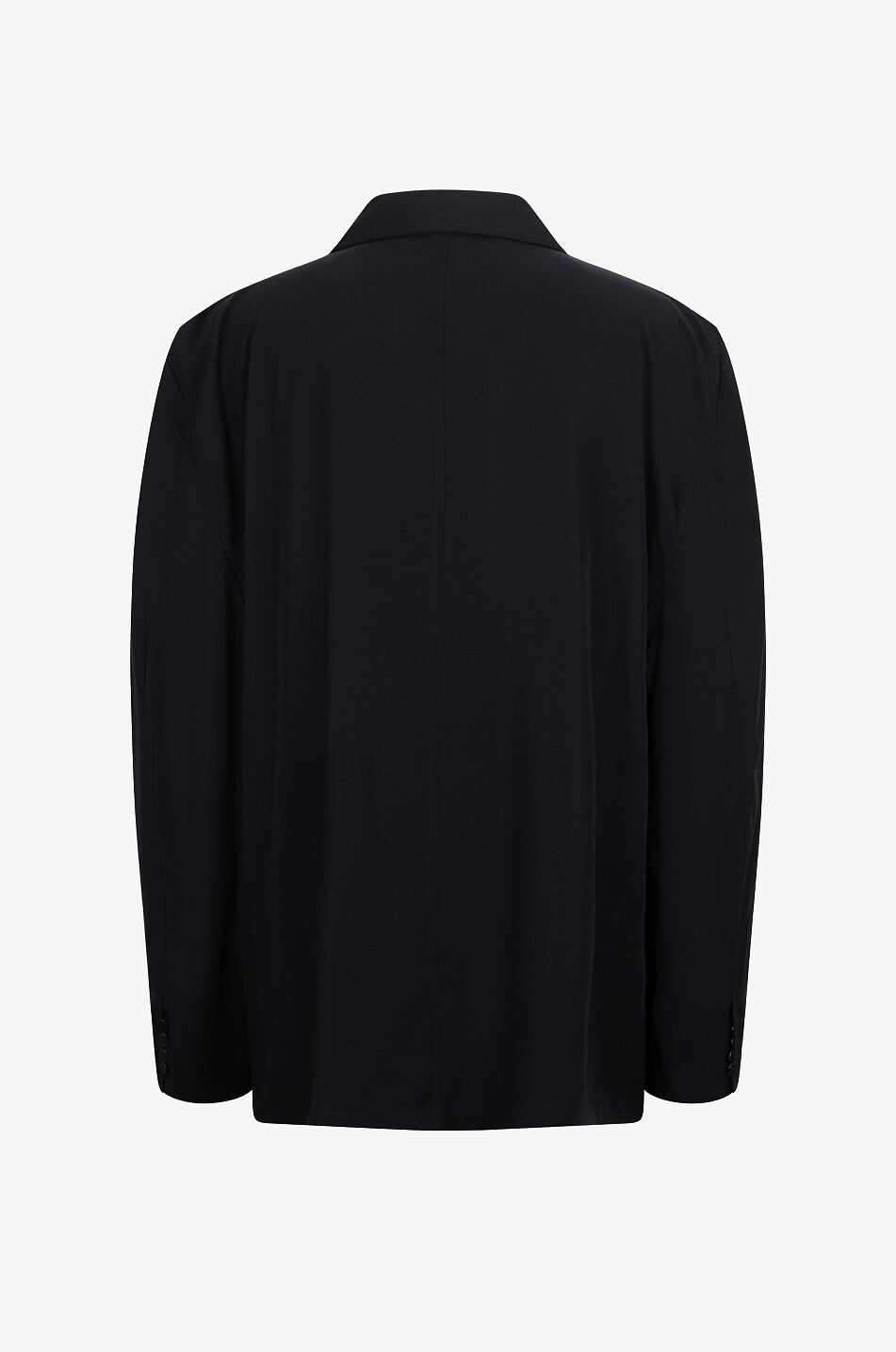 BALENCIAGA Fliessender Oversize-Blazer aus Lyocell Herren SCHWARZ 4