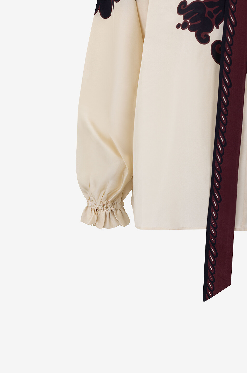 Cererer Corsini Placée silk blouse with puff sleeves