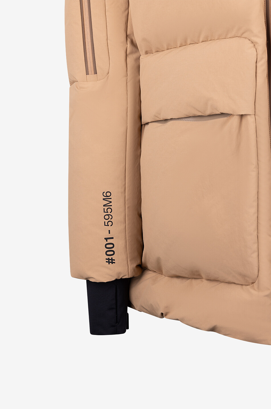 MONCLER GRENOBLE Doudoune longue à capuche Rauris Homme MARRON CLAIR 4