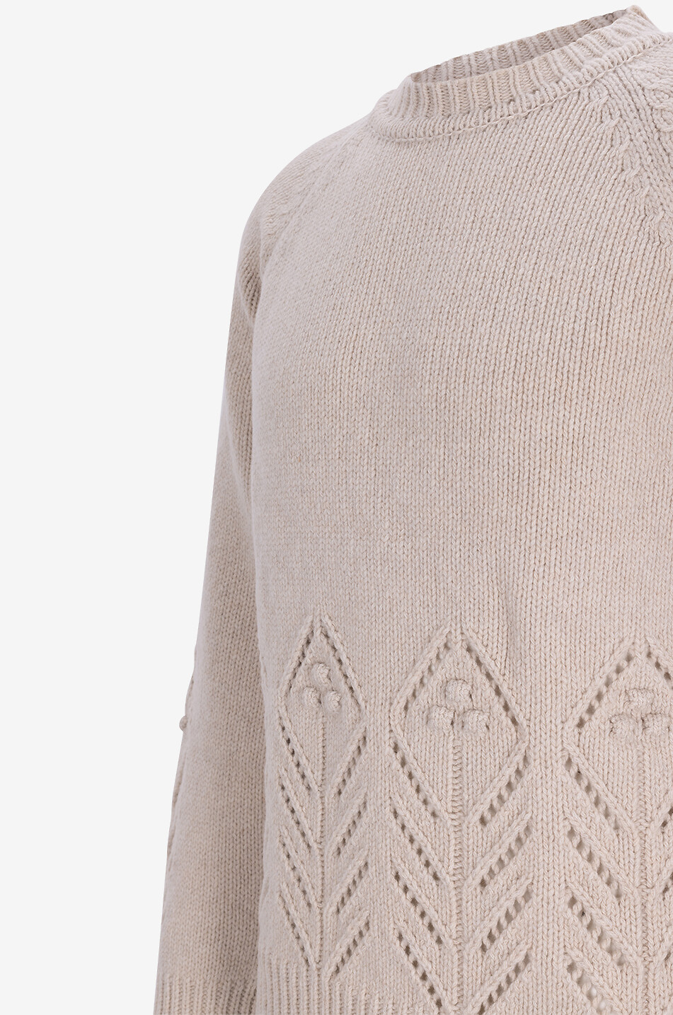 Pullover mit Lochmuster Severino
