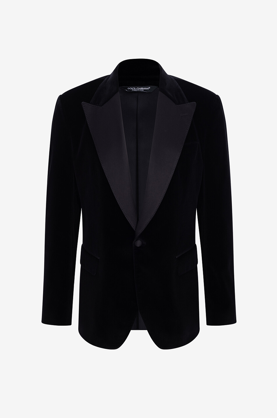 Sicilia Light velvet smoking jacket