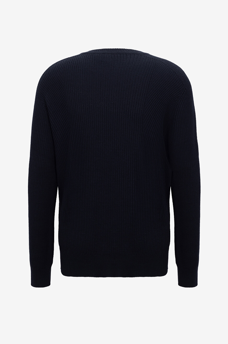 Gerippter Rundhals-Wollpullover Finta V1Y8.02