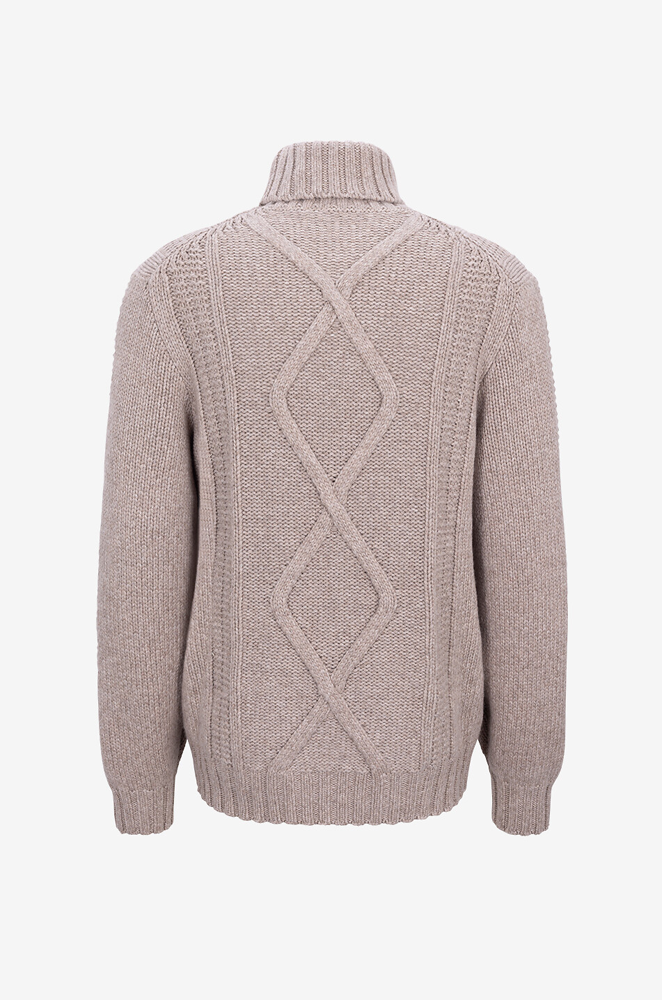 Cashmere turtleneck cable-knit jumper - BRUNELLO CUCINELLI
