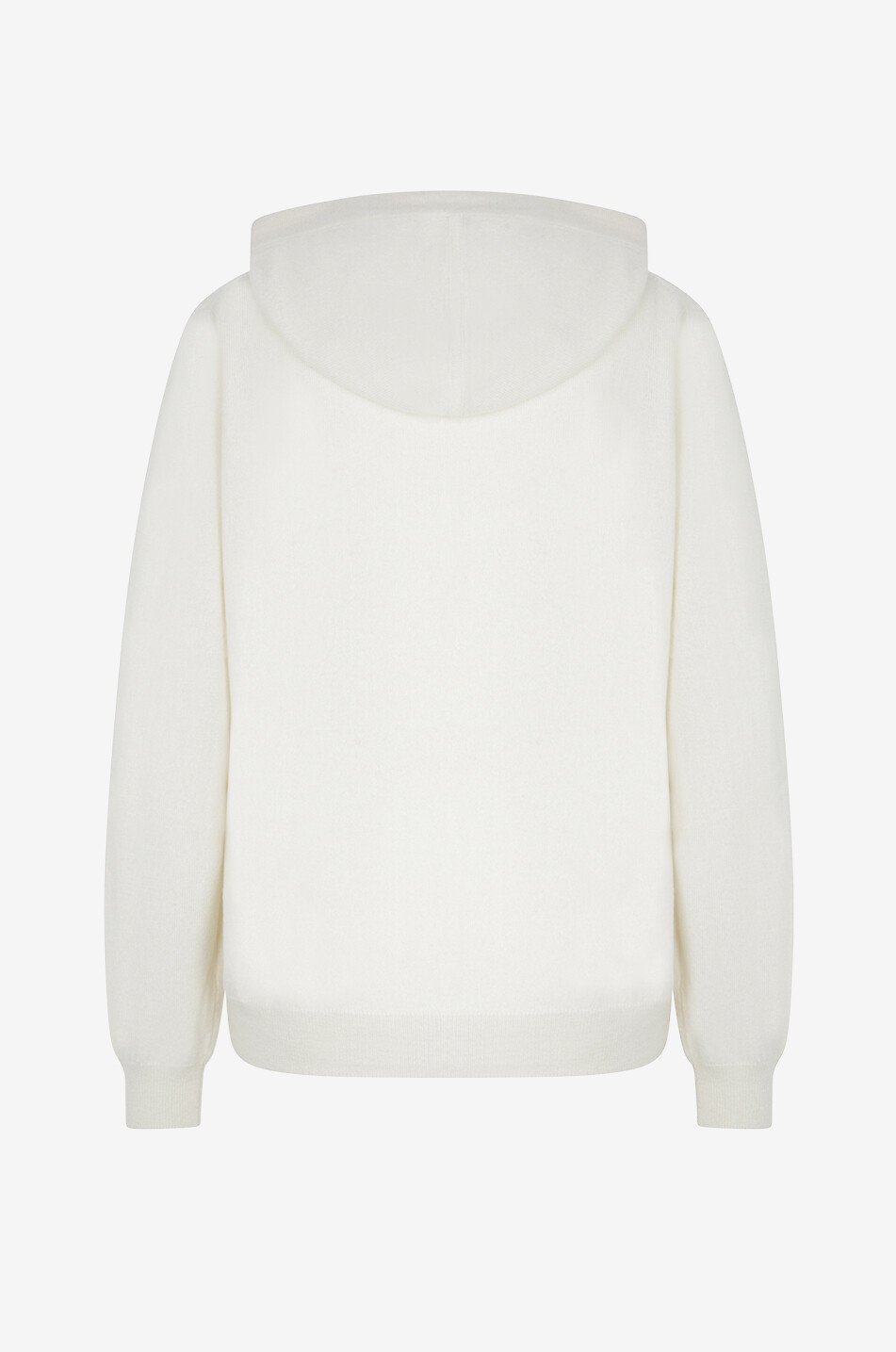 BONGENIE Kaschmir-Cardigan mit Kapuze und Reissverschluss Damen CREMEFARBEN 2