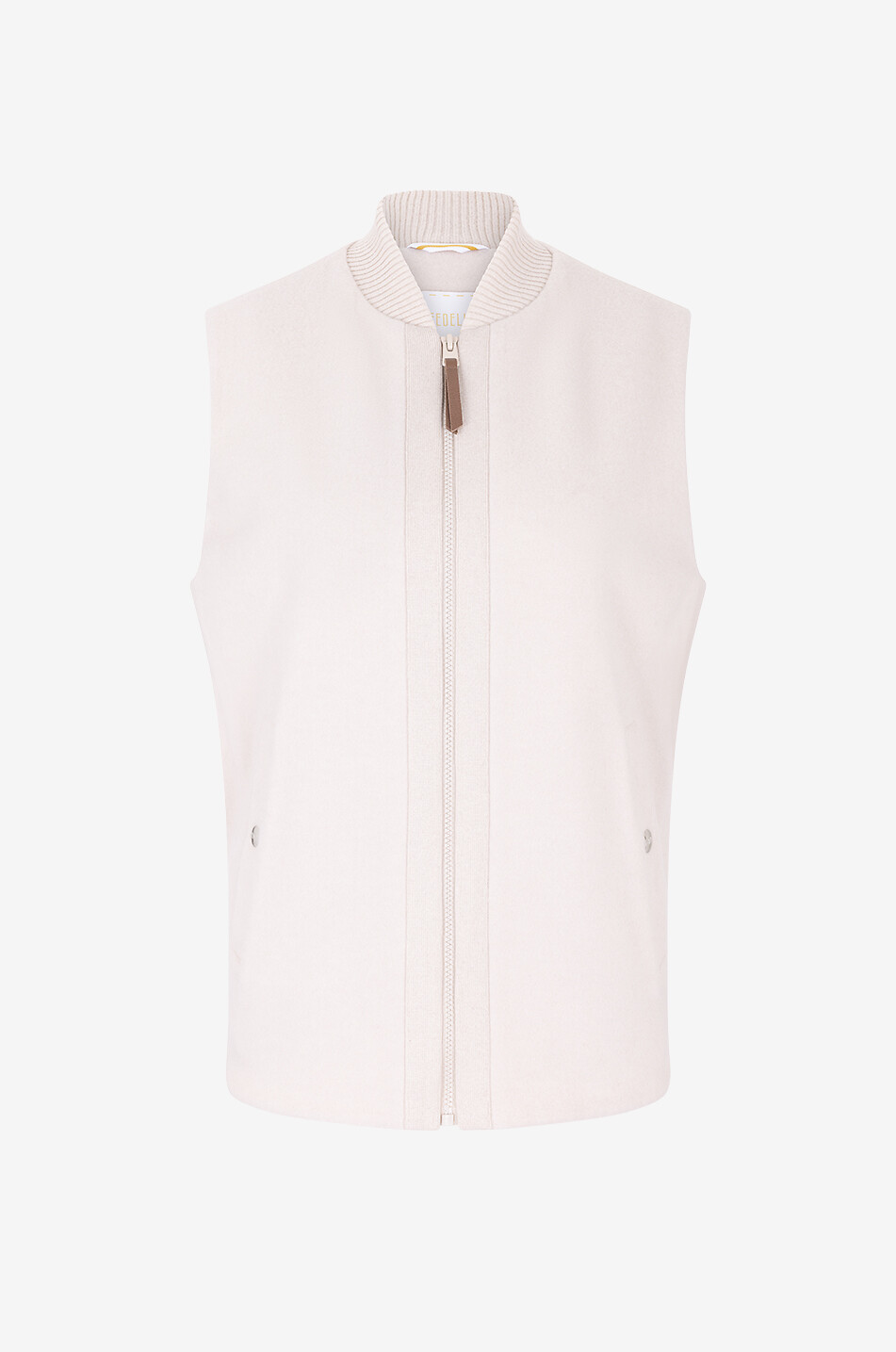 Greta cashmere sleeveless jacket