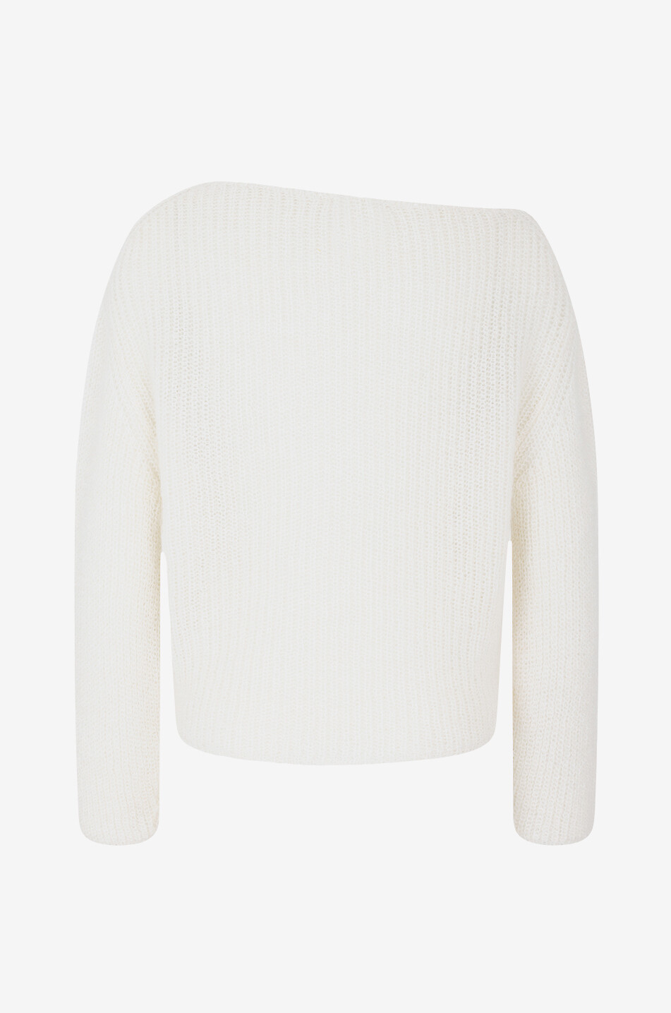 FORTE FORTE Pullover mit Rundhalsausschnitt aus Mohair Damen WEISS 2