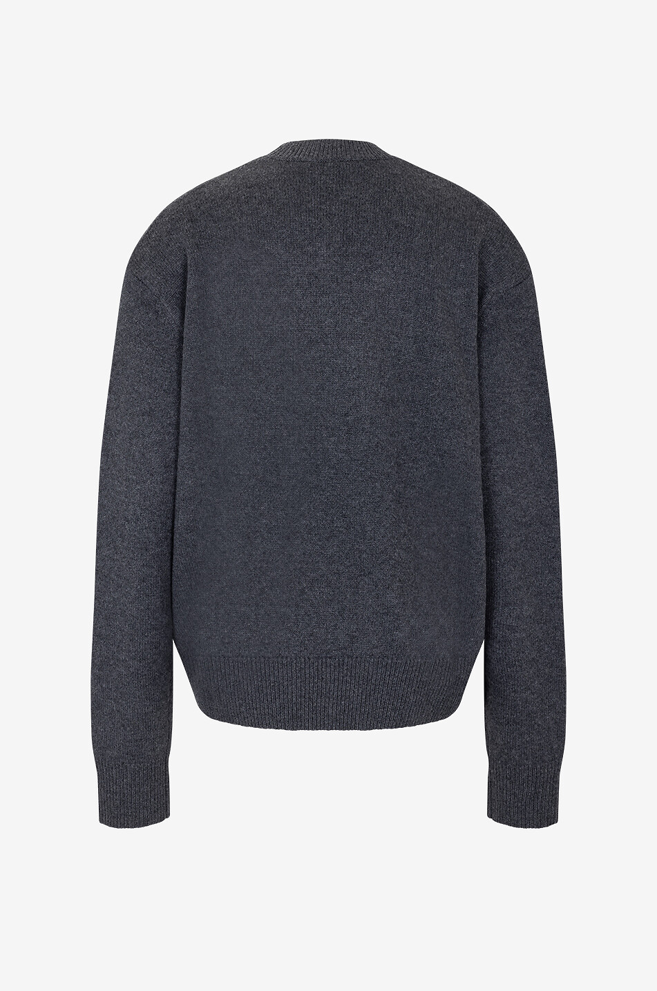 THE FRANKIE SHOP Rafaela merino wool and cashmere round-neck jumper Women DARK GREY 2