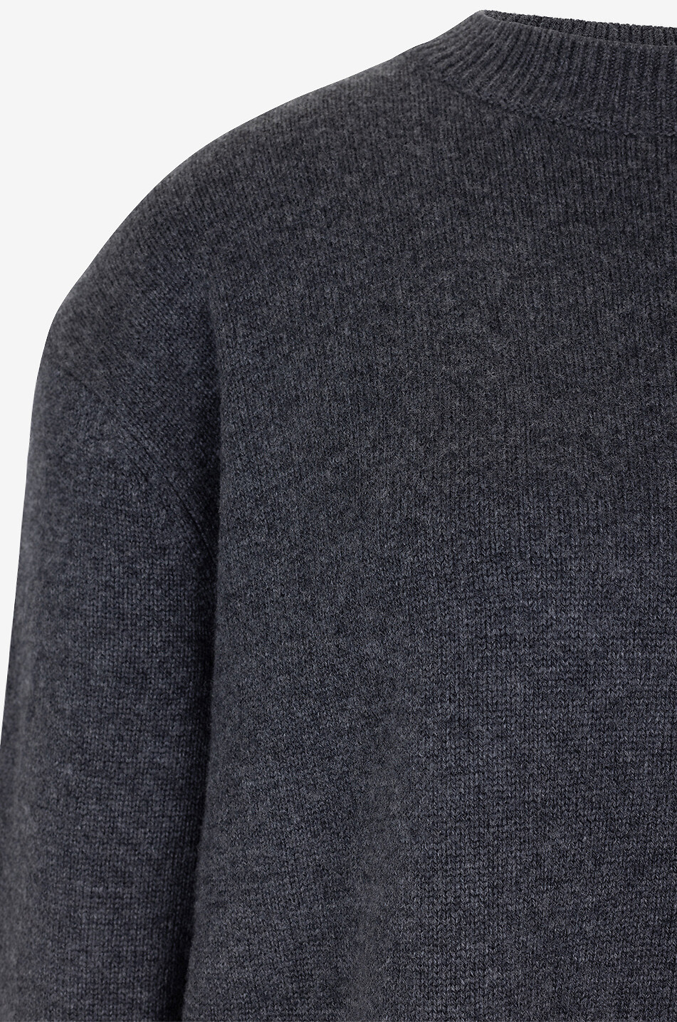 THE FRANKIE SHOP Rafaela merino wool and cashmere round-neck jumper Women DARK GREY 3