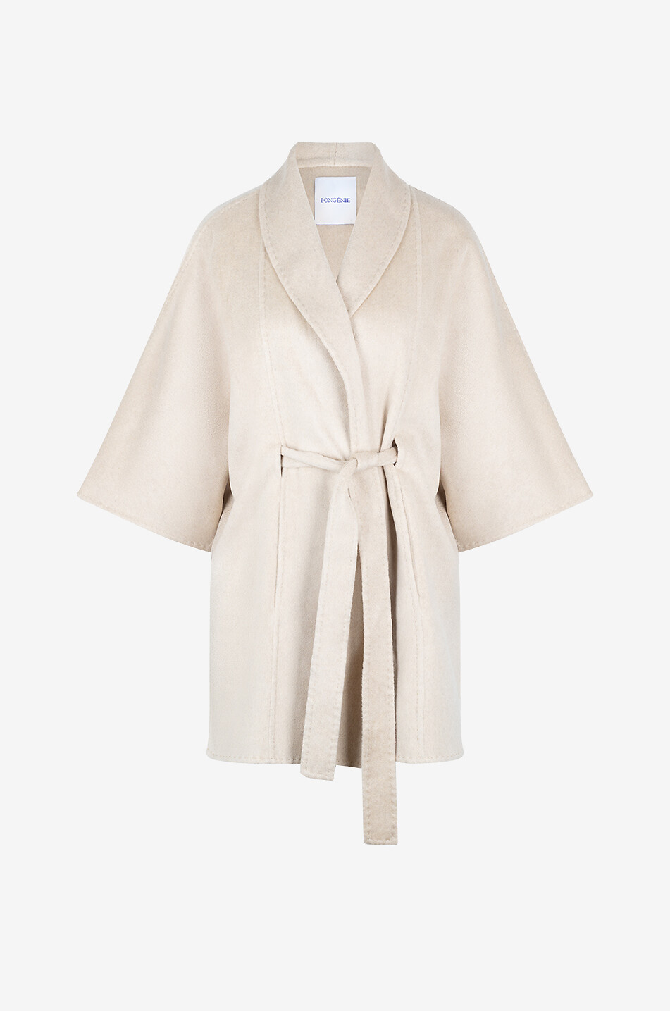 BONGENIE Kaschmir-Mantel im Kimonoschnitt Gaia Damen BEIGE 1