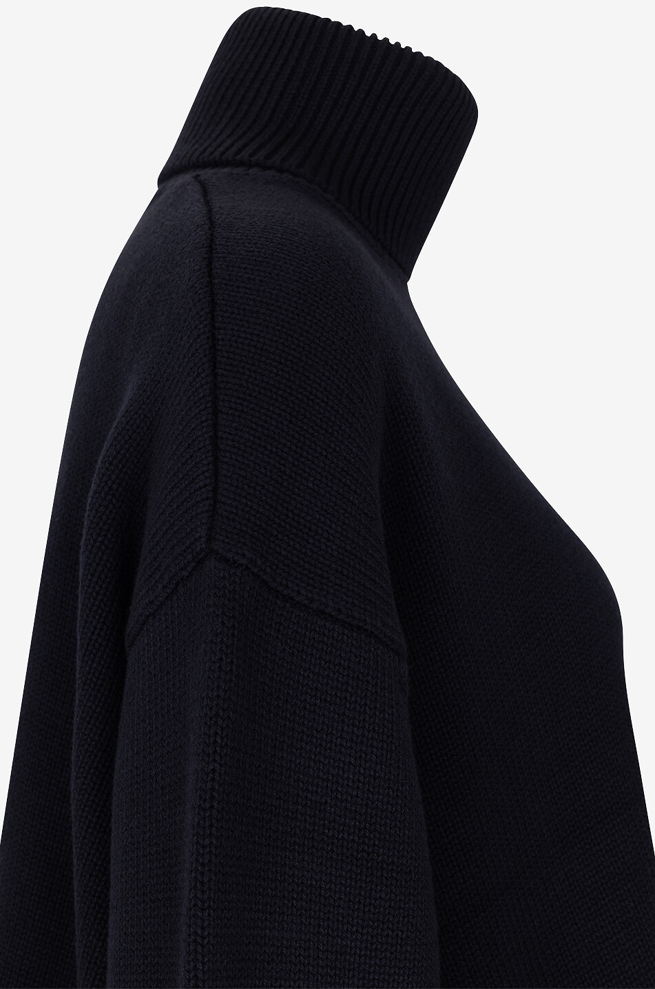 THE FRANKIE SHOP Pullover mit Stehkragen aus Wolle und Baumwolle Rhea Damen SCHWARZ 3