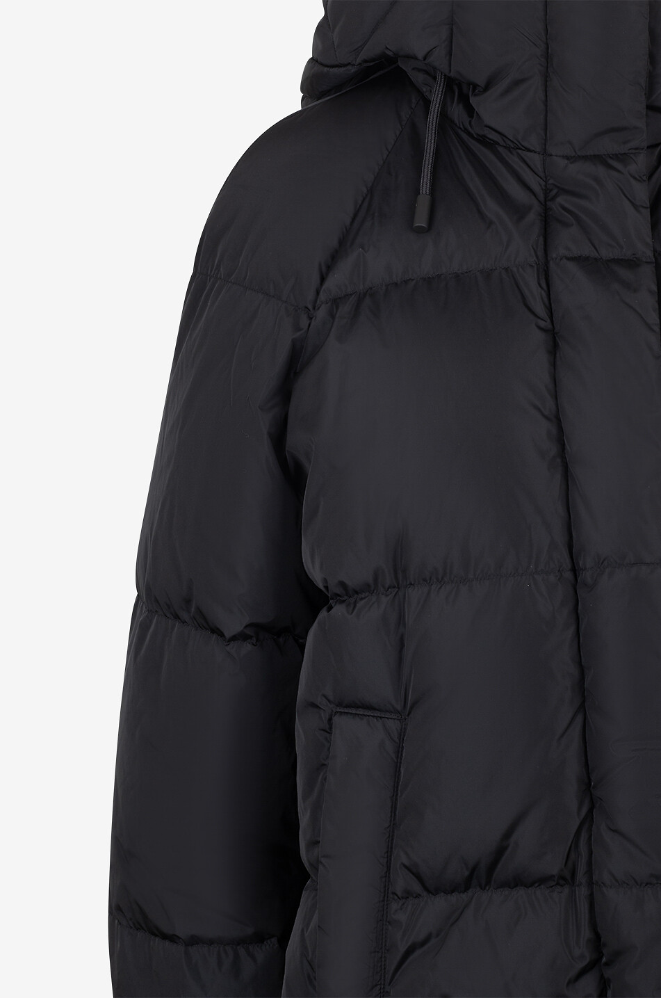 WEEKEND MAX MARA Newbembo taffeta midi parka jacket Women BLACK 3