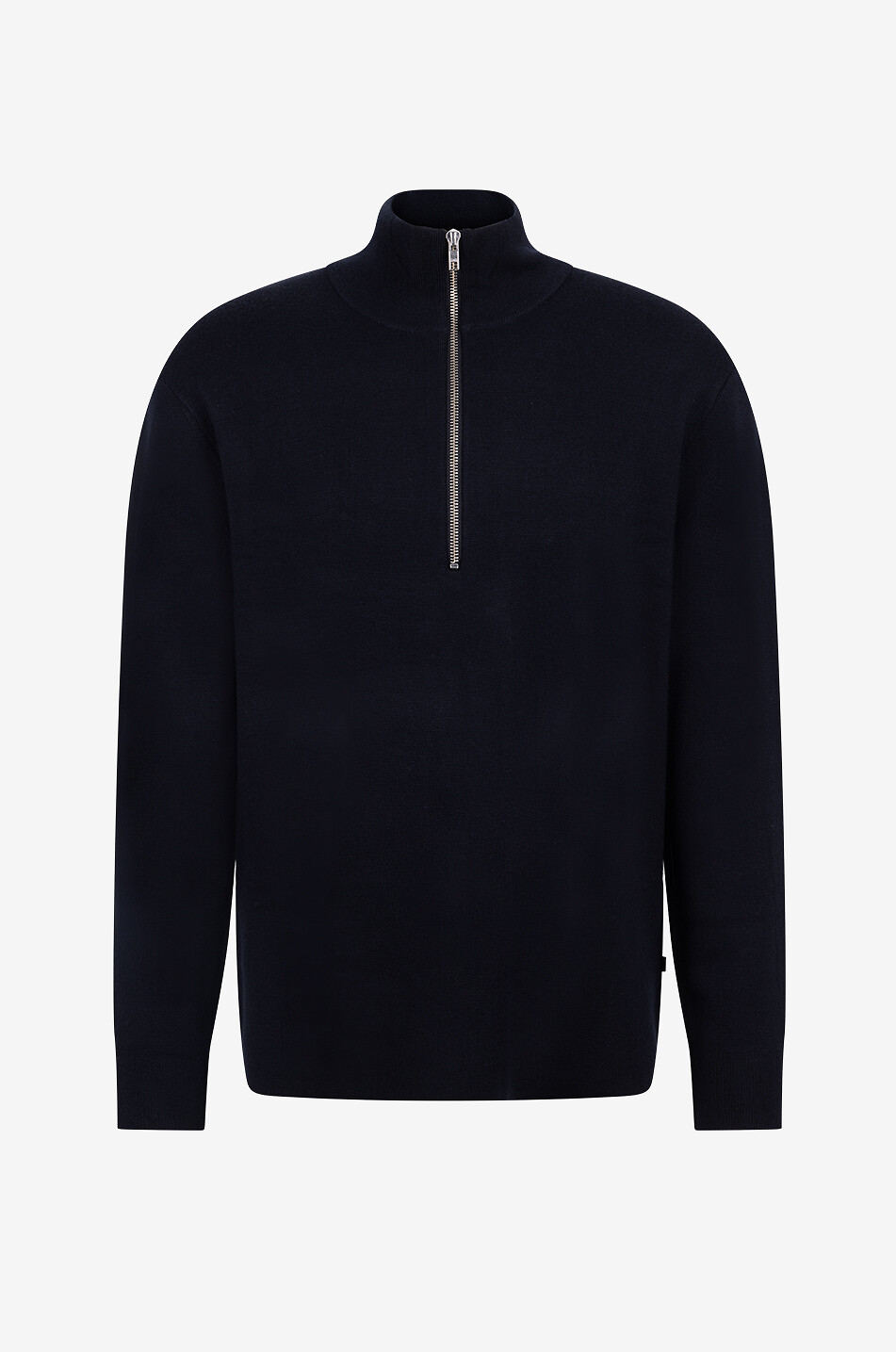 NN07 Pullover mit Stehkragen aus Wolle Harald Herren DUNKELBLAU 1