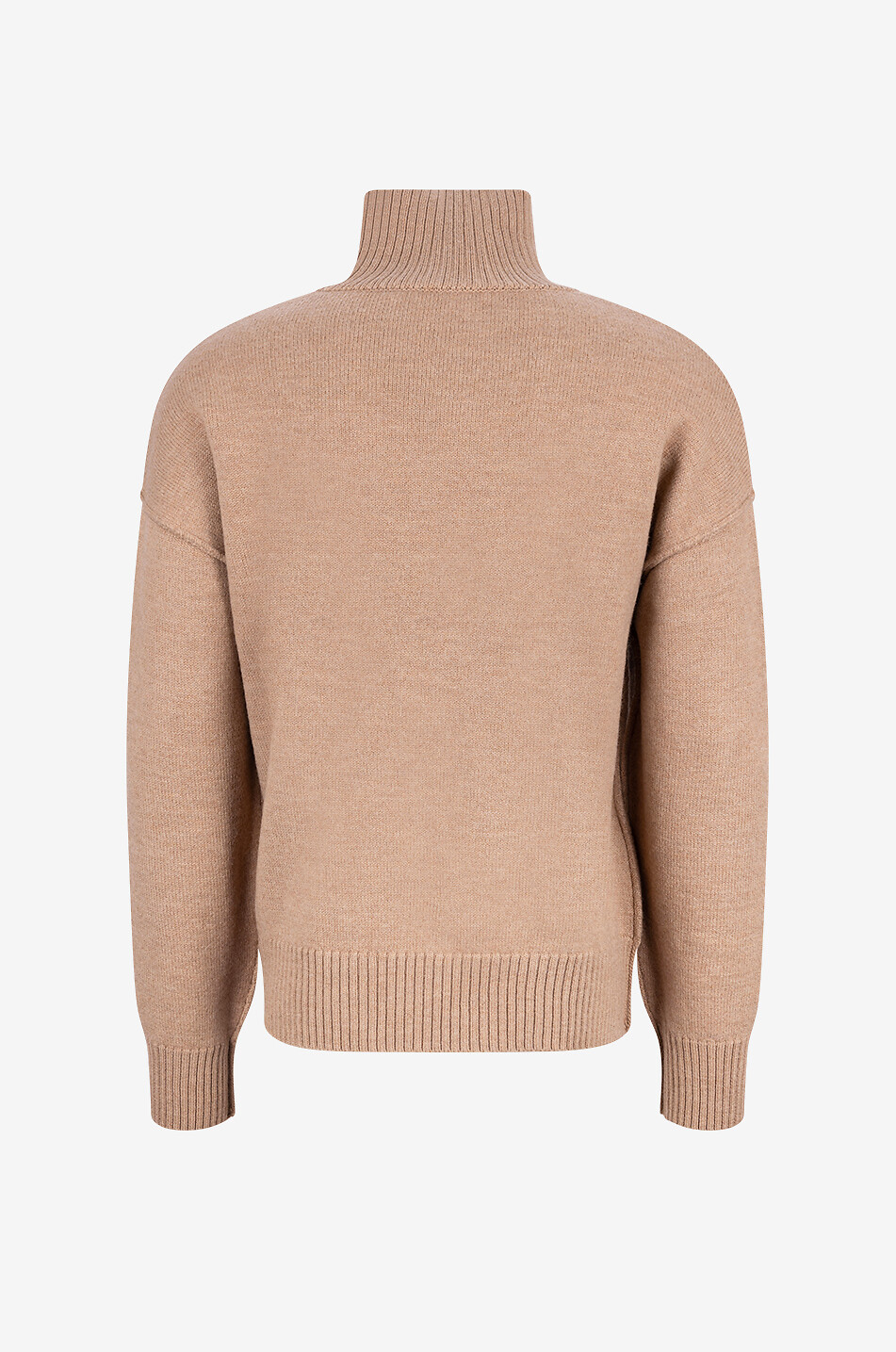 AMI Pull oversize à col roulé Red Ami De Coeur Homme CAMEL 4