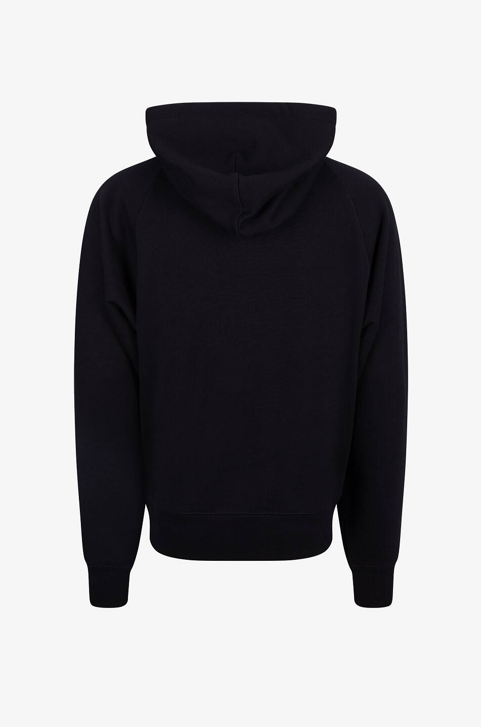AMI Ami Alexandre Mattiussi organic cotton hooded sweatshirt Men BLACK 4