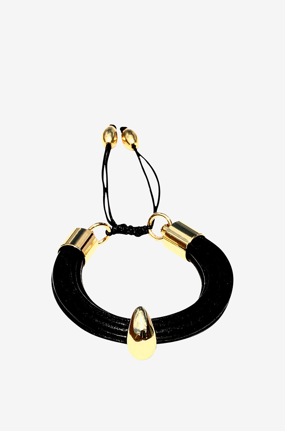 TOHUM Lederarmband Mali Damen SCHWARZ 1