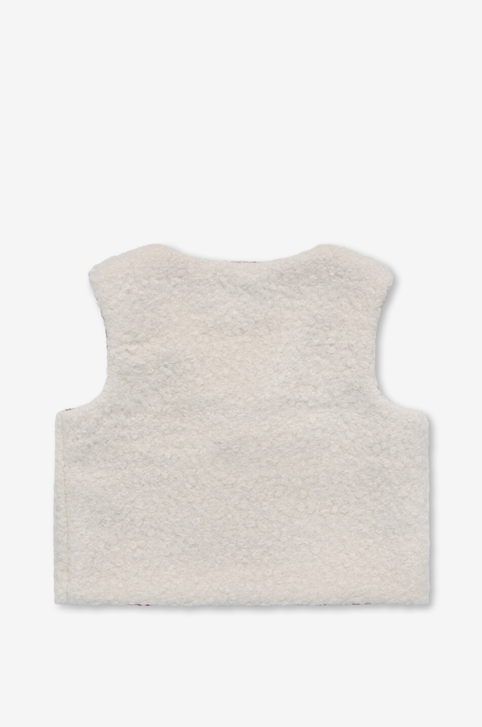 LES SONGES DE CELESTE Gilet en peluche et coton bébé Céleste Bébé ROSE FONCÉ 2
