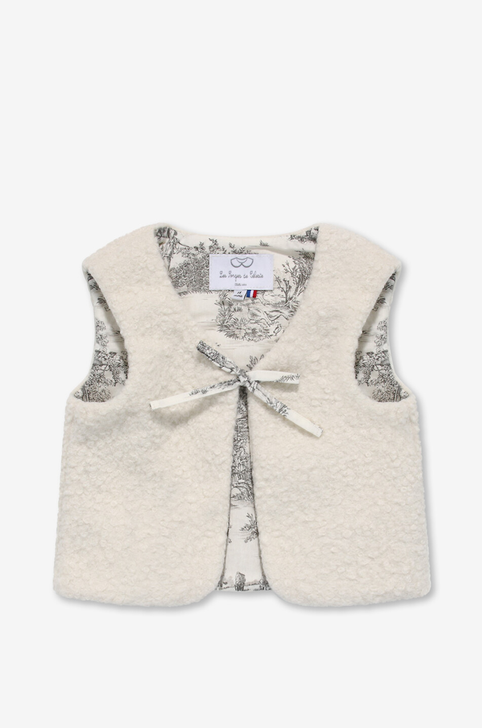 Céleste baby plush and cotton vest