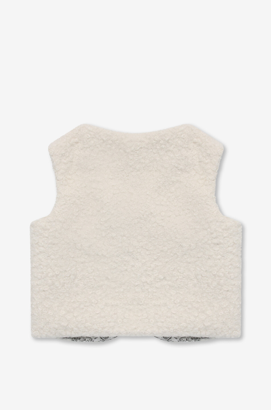 LES SONGES DE CELESTE Céleste baby plush and cotton vest Baby WHITE 2
