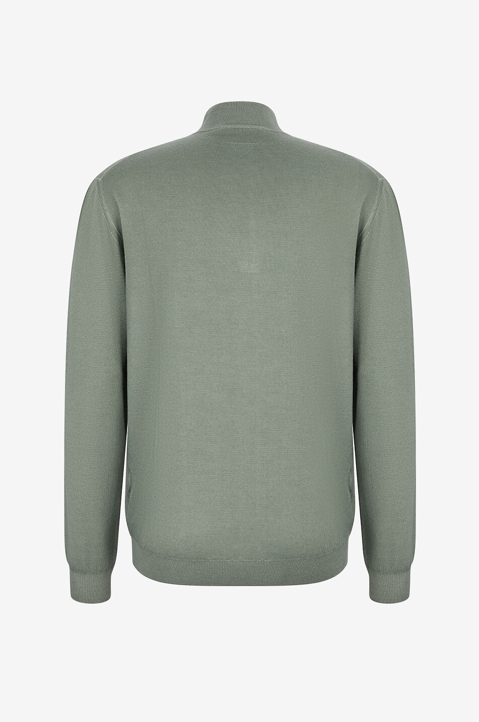 Pull à col montant en laine vierge