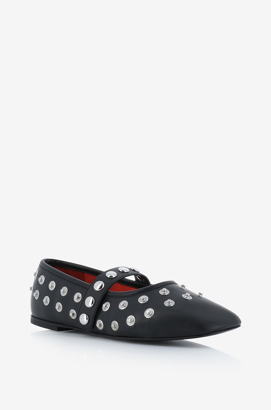 STELLA McCARTNEY Ryder 05 faux leather Mary Jane flats with snap buttons Women BLACK 1