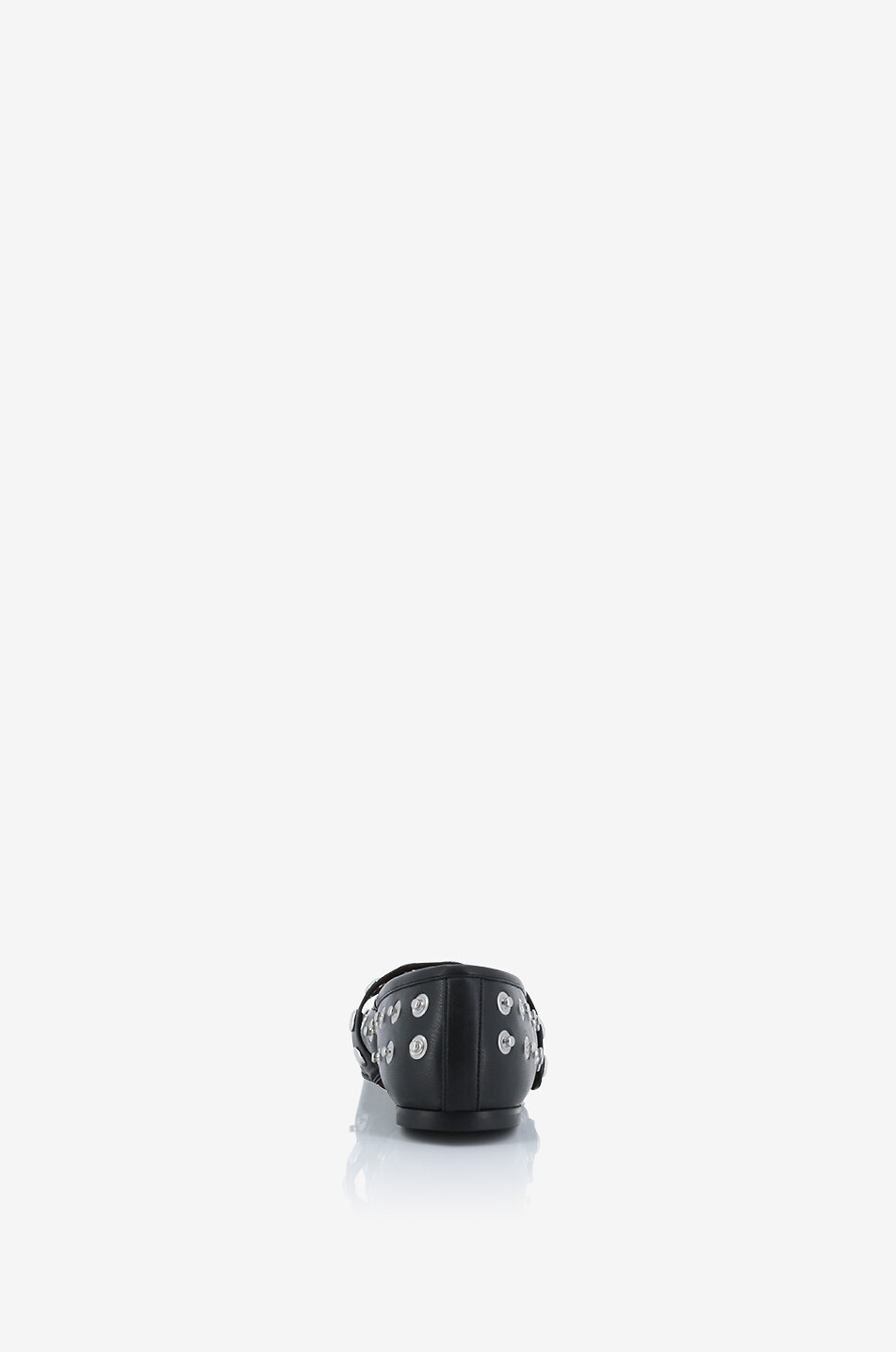 STELLA McCARTNEY Ryder 05 faux leather Mary Jane flats with snap buttons Women BLACK 4